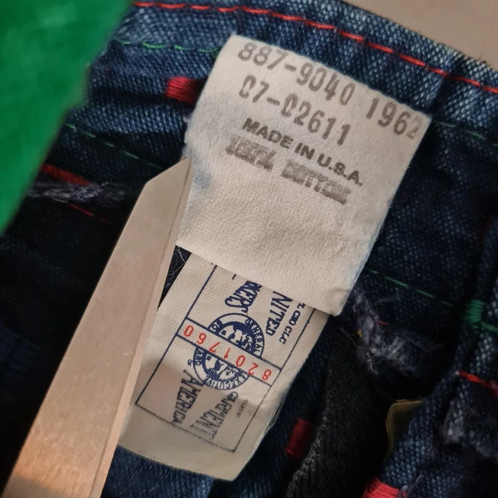 Vintage OshKosh B'gosh Overalls Toddler 3T Vestbak Colorblock Geometric 80s